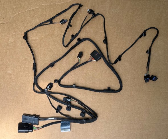 Audi OE 83H971085CL 83H971085 CL audi q3 f3 s line wiązka zderzaka przód 83h971085cl czujniki pdc instalacja przedniego zderzaka oem oe ДЖГУТ ПЕРЕДНЬОГО БАМПЕРА AUDI Q3 F3 S-LINE 83H971085CL + ДАТЧИКИ PDC OEM