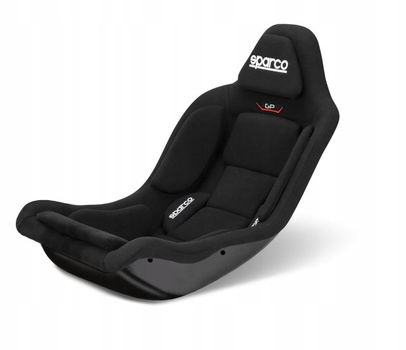 008026GNR Sparco GP Чорне крісло для симрейсингу в стилі Формули