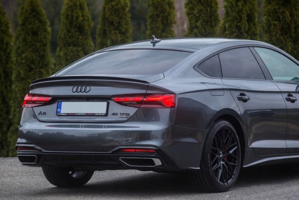 Китай 6358674 Спойлер чорний глянсовий ABS на кришку багажника Audi A5 B9 F5 Sportback