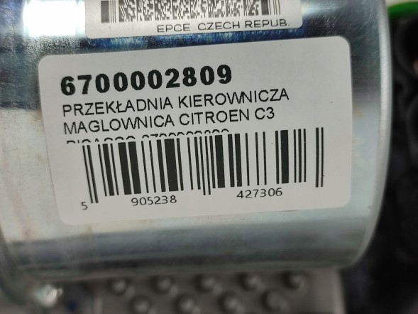 Citroen OE РУЛЬОВА ПЕРЕДАЧА CITROEN C3 PICASSO (SH_) 2009-2015 6700002809 OEM