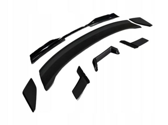 Китай JGD-MU24-RSDHGB Спойлер Лоток DARKHORSE + Gurney Flap Чорний Блиск FORD MUSTANG 2024-2025