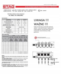 Stag WGM2241AH Ін'єкційна планка змінного струму w02 4 цил stag acw02 w-02 wgm2241ah