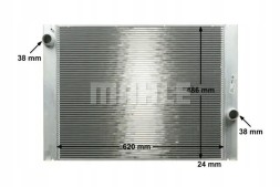 Mahle CR 581 000P Охолоджувач води cr 581 000p mahle bmw 5 6 e60 e61