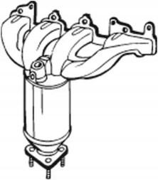 Bosal 099-653 Каталізатор 099-653 bosal опель астра