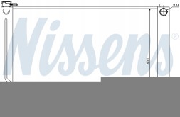 Nissens 64660 Охолоджувач, система охолодження двигуна nissens 64660