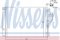 Nissens 940353 Nissens 940353 конденсатор, кондиціонер