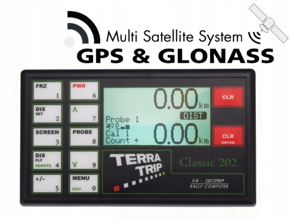 Китай T002CG Halda TerraTrip 202 Geotrip Classic V4 (GPS+GLONASS) - Ралі Комп'ютер з GPS/GLONASS