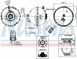 Nissens 996262 Розширювальний бачок охолодження 996262 nissens