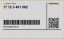 BMW OE 17123401562 Bmw oe 17123401562 радіатор охолодження, система охолодження двигуна шнур