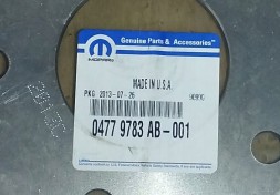 Jeep OE K04721995AA Гальмівні диски ПЕРЕДНІ FIAT FREEMONT CHRYSLER JOURNEY 04721995AA 04779783AB