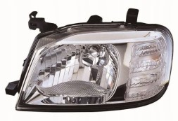 Abakus 215-11B6L-LD-E Лівий рефлектор h4, ручний, колір вставки: сріблястий