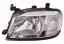 Abakus 215-11B6L-LD-E Лівий рефлектор h4, ручний, колір вставки: сріблястий