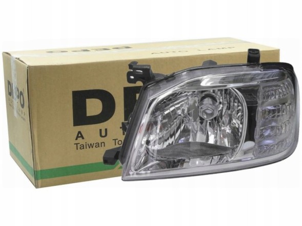 Abakus 215-11B6L-LD-E Лівий рефлектор h4, ручний, колір вставки: сріблястий
