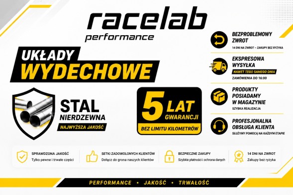Racelab Performance 5907195515324 Даунпайп Racelab Performance для Volkswagen Passat B8 76 мм
