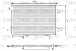 Valeo 814249 Valeo 814249 конденсатор кондиціонера