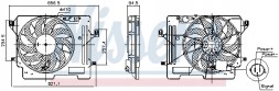 Nissens 850080 Вентилятор, охолодження двигуна nissens 850080