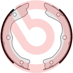 S56543 BREMBO Гальмівні колодки барабанні Brembo
