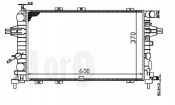Abakus 037-017-0047 Радіатор охолодження opel astra h 2.0 zafira b 2.0 2.2