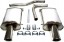 TA-Technix 02AU029-10D_2 Спортивна вихлопна система 2x100 мм TA TECHNIX для AUDI A4 B6 Avant (8E5) 1.8T