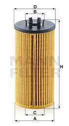 HU 835 1Z MANN FILTER Фільтр мастил