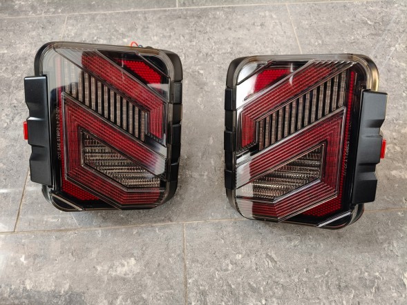 4Car LED-JL-JLU-NEW-S-eu LED ліхтарі задні Jeep Wrangler Rubicon JL JLU TYP2 Європейський стиль Clear Look