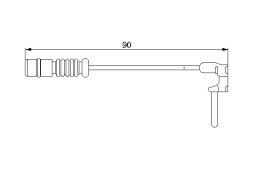 1987474901 BOSCH Датчик зношування колодок