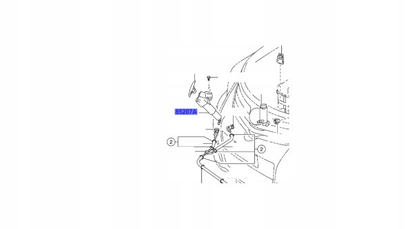 Toyota заводська комплектація 85207-05030 Toyota oe 85207-05030 насадка омивач фара передня