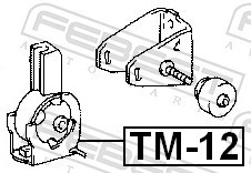 TM 12 FEBEST Подушка двигуна