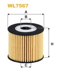 WL7567 WIX FILTERS Фільтр оливи