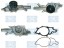 AD BRAKE VIC-165642 Насос охолоджуючої рідини для MERCEDES C (CL203), C T-MODEL (S203), C T-MODEL