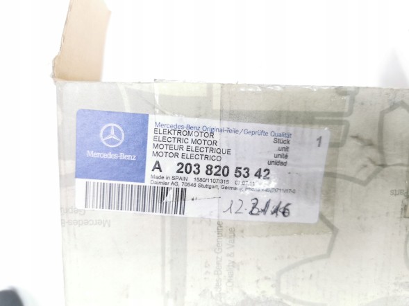 Mercedes-Benz OE A2038205342 OE Електродвигун склоочисника заднього скла з форсункою MERCEDES C-T A2038205342
