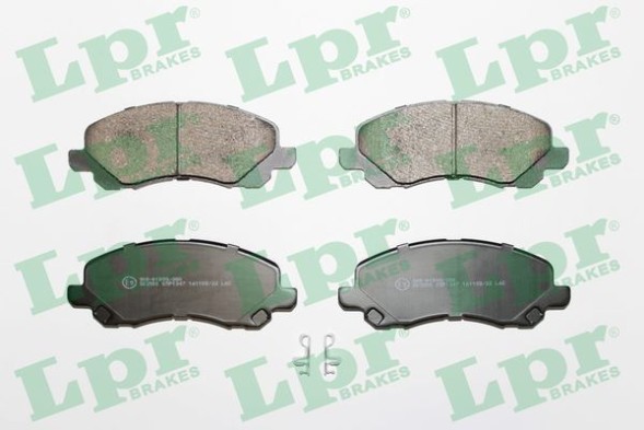 05P1347 LPR Комплект гальмівних колодок з 4 шт дисків