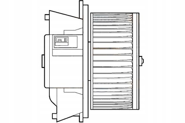 Hella 8EW 351 039-321 HEL/ZS Вентилятор повітродувки [HELLA]