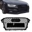 Китай Grill Plaster Miodu Audi A4 B8 2011-2016 POLIFT Решітка радіатора Audi A4 B8 2011-2016 стільники чорний глянець RS накладка бампера