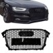 Китай Grill Plaster Miodu Audi A4 B8 2011-2016 POLIFT Решітка радіатора Audi A4 B8 2011-2016 стільники чорний глянець RS накладка бампера