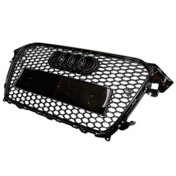 Китай Grill Plaster Miodu Audi A4 B8 2011-2016 POLIFT Решітка радіатора Audi A4 B8 2011-2016 стільники чорний глянець RS накладка бампера