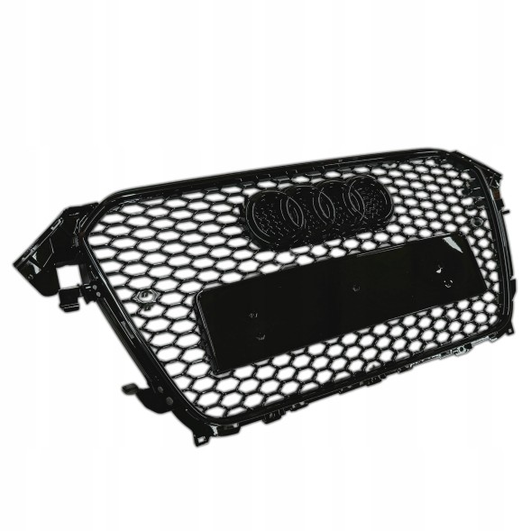Китай Grill Plaster Miodu Audi A4 B8 2011-2016 POLIFT Решітка радіатора Audi A4 B8 2011-2016 стільники чорний глянець RS накладка бампера