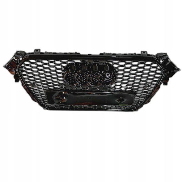 Китай Grill Plaster Miodu Audi A4 B8 2011-2016 POLIFT Решітка радіатора Audi A4 B8 2011-2016 стільники чорний глянець RS накладка бампера
