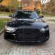 Китай Grill Plaster Miodu Audi A4 B8 2011-2016 POLIFT Решітка радіатора Audi A4 B8 2011-2016 стільники чорний глянець RS накладка бампера