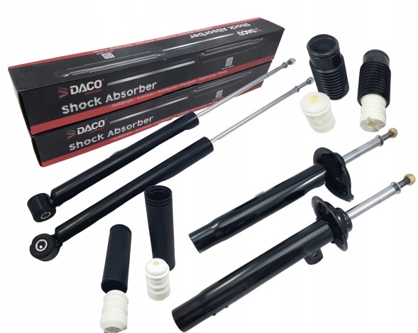 DACO 451521R 451521L Амортизатори ПЕРЕДНІ+ЗАДНІ+БАМПЕРИ BMW 3 E46 комплект
