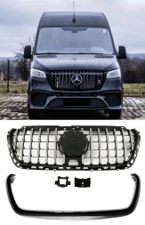 Automaniac A9070.37 Муляж решітки радіатора Mercedes Sprinter W907 W910 Panamericana AMG GT хром
