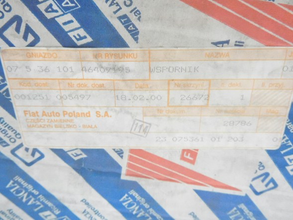 Fiat OE Кріплення компресора кондиціонера Fiat Bravo OE 46407195