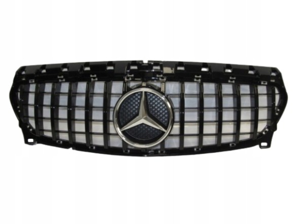Китай MB421210-55 РЕШІТКА РАДІАТОРА MERCEDES CLA W117 GT 16- ПІСЛЯ РЕСТАЙЛІНГУ, ЧОРНА, З ЛОГОТИПОМ
