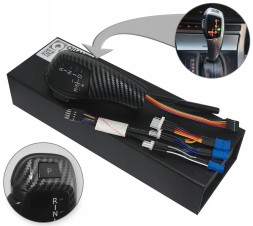QP SK002-CP РУЧКА ПЕРЕКПП АКПП BMW E46 E60 E61 КАРБОН