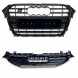 Pulse A4-S132 Гриль Audi A4 B8 2011-2015 Чорний Блиск Атрапа Бампер Po-lift стиль S4