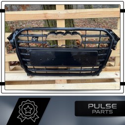 Pulse A4-S132 Гриль Audi A4 B8 2011-2015 Чорний Блиск Атрапа Бампер Po-lift стиль S4