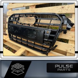 Pulse A4-S132 Гриль Audi A4 B8 2011-2015 Чорний Блиск Атрапа Бампер Po-lift стиль S4