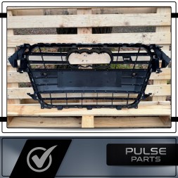 Pulse A4-S132 Гриль Audi A4 B8 2011-2015 Чорний Блиск Атрапа Бампер Po-lift стиль S4