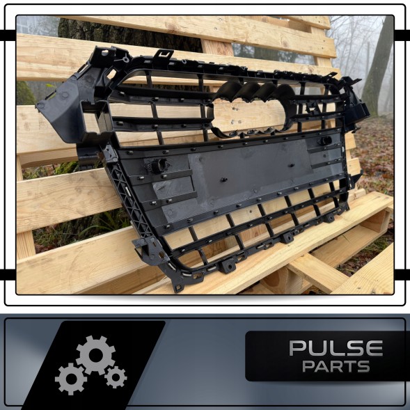 Pulse A4-S132 Гриль Audi A4 B8 2011-2015 Чорний Блиск Атрапа Бампер Po-lift стиль S4