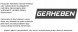 Gerheben GER389CA GER390CAS6050504 Важіль підвіски Gerheben комплект 4 шт. передній для Mercedes W211 E KL 2002-09